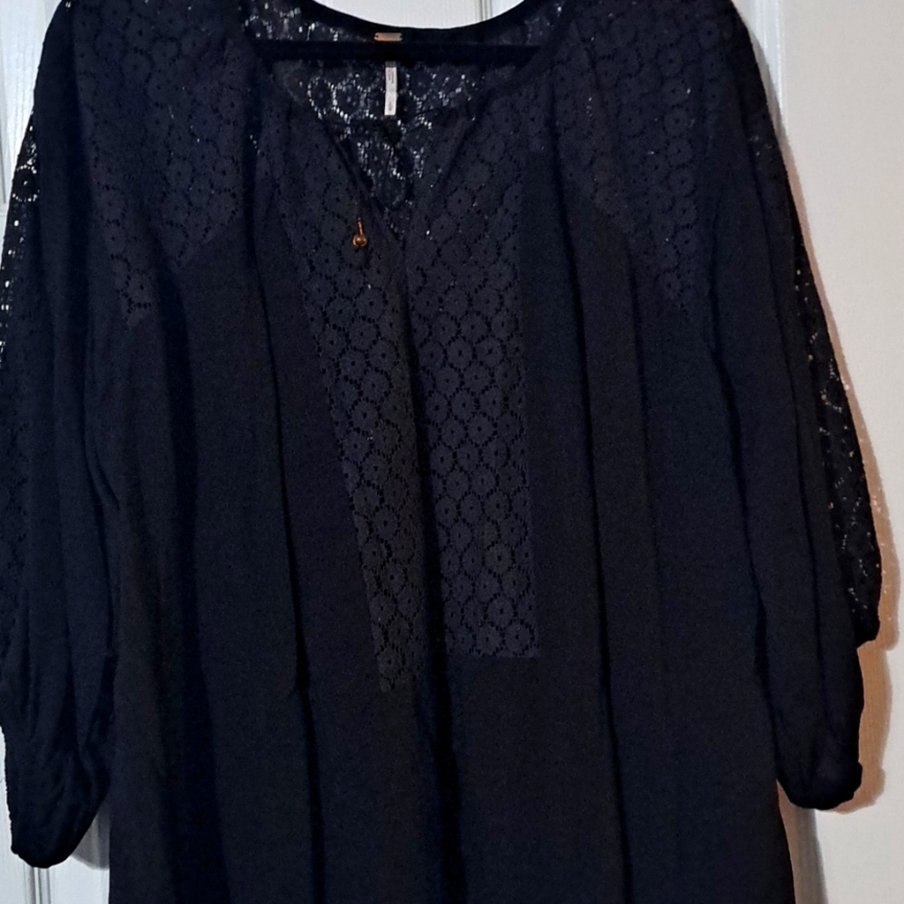 Black  boho top
